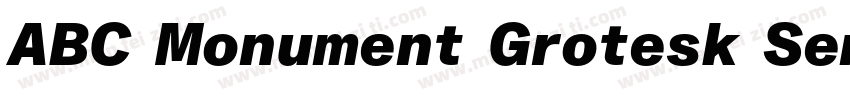 ABC Monument Grotesk Semi-Mono Regu字体转换